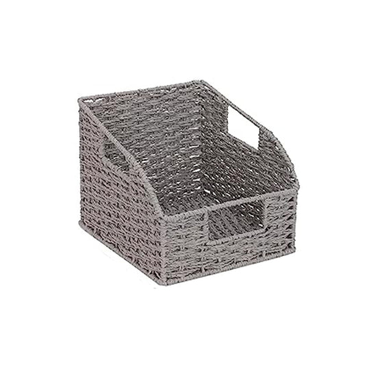 Grey Bevel Basket