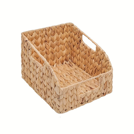 Water Hyacinth  Bevel Basket