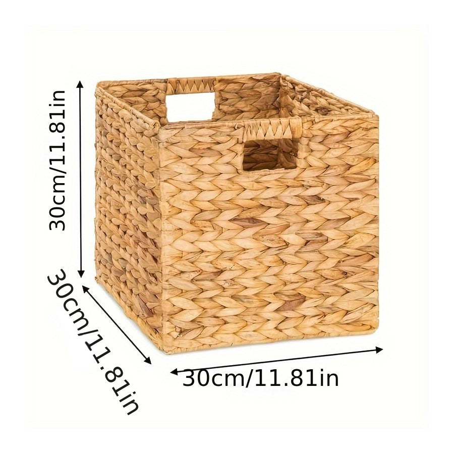 Water Hyacinth Folding Basket